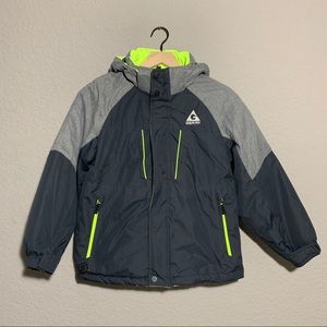 Gerry Boys Size S 7/8 Black/Green Winter Jacket.